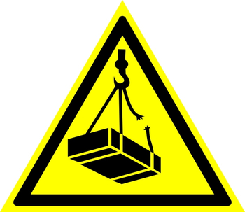 И29 опасно! возможно падение груза (пленка, 500х500 мм) - Знаки безопасности - Знаки и таблички для строительных площадок - Магазин охраны труда ИЗО Стиль