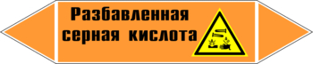 Маркировка трубопровода "разбавленная серная кислота" (k28, пленка, 507х105 мм)" - Маркировка трубопроводов - Маркировки трубопроводов "КИСЛОТА" - Магазин охраны труда ИЗО Стиль