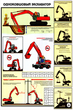 ПС21 Одноковшовый экскаватор. безопасность земляных работ (ламинированная бумага, А2, 4 листа) - Плакаты - Строительство - Магазин охраны труда ИЗО Стиль